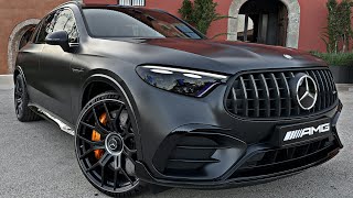 NEW 2024 Mercedes GLC63 AMG SOUND 4 Cylinder Hybrid AMG Exterior Interior Review 4K [upl. by Leandra]