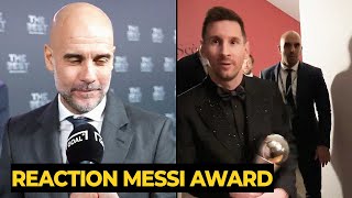 Pep Guardiola and Brazilian Ronaldo REACTION on Messi FIFA best player award  Football News Today [upl. by Oivalf]