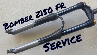 How To Service a Marzocchi Bomber Z150 FR [upl. by Sitra]