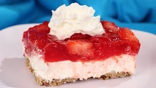 Strawberry Pretzel Delight Recipe [upl. by Ahsekyw390]