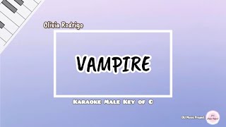 Vampire  Olivia Rodrigo Karaoke Male Key [upl. by Ursi579]