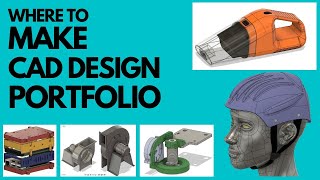 Where to make CAD design portfolio  Engineering Portfolio [upl. by Mychael]