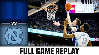 Duke vs North Carolina Full Game Replay  202223 ACC Men’s Basketball [upl. by Lehcem]