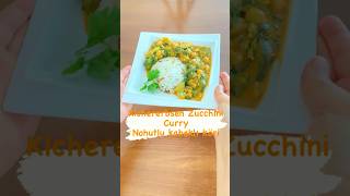 KICHERERBSENCURRY mit Spinat amp Zucchini  So lecker amp vegan [upl. by Oakleil]