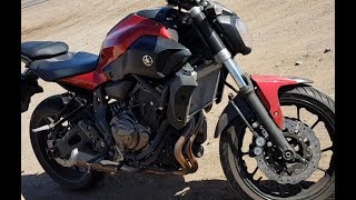 Instalación Rear Rack  Top Case Mount  Parrilla para Baúl Moto Yamaha MT07  FZ07 [upl. by Sualk]