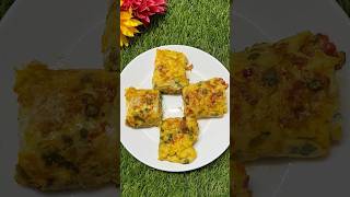 Folded eggs omelette shorts healthyfood [upl. by Eciram340]