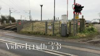 Trains At Retford Station amp Grove Road Level Crossing 06022017 [upl. by Suirrad972]