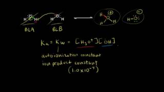 Autoionization of water  Chemical processes  MCAT  Khan Academy [upl. by Adev]