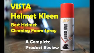 VISTA Helmet KleenBest Helmet Cleaner without waterA Complete Product Review with Users Guide [upl. by Jerri]