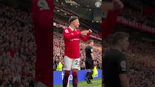 Sancho Scores At The Stretford End 🤩 [upl. by Esther821]