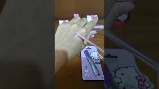 Glosses da Hello Kitty com a Sabrina Sato sanrio comprinhas hellokitty kawaii unboxing [upl. by Arihsaj704]