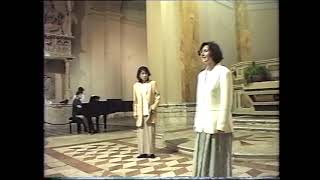 Mozart Così fan tutte Fiordiligi Dorabella duets from Cesare Scarton Recital 1999 [upl. by Oflunra]