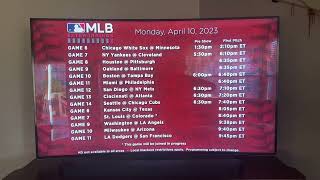 MLB Extra Innings music April 10 2023 [upl. by Reifnnej]