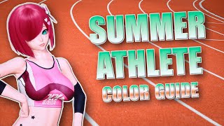 PSO2NGS AC Outfits Color Guide  Summer Athlete [upl. by Margetts]