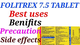 Folitrex 75 tablet best uses benifits precaution and side effects in hindi [upl. by Wiencke]