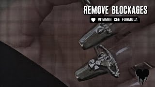 remove blockages  subliminal [upl. by Ulane344]