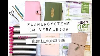 Planersysteme im Vergleich  TAG  Welcher Kalender passt zu Dir  deutsch  planenaufpapier [upl. by Jasisa]