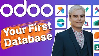 Create an Odoo Database  Odoo Getting Started [upl. by Goldia]