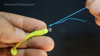 How to tie a jig head easily and strongly fishing knots [upl. by Leach415]