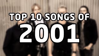 Top 10 songs of 2001 [upl. by Erkan38]