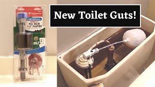 How to Replace a Toilet Fill Valve  Installing the Fluidmaster Fill Valve and Flapper Kit [upl. by Whitehurst]