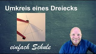 Umkreis eines Dreiecks konstruieren [upl. by Saffier]