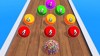 2048 Colors Ball Run 💸🎱❤️MAX LEVELS All Levels Gameplay Walkthrough Android iOS NEW UPDATE [upl. by Elmo949]