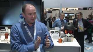 CES 2013  Panasonic HXA100 Wearable Camera [upl. by Assirahs]