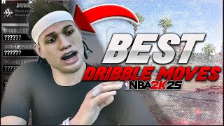 BEST DRIBBLE MOVES FOR POINT GAURDS NBA2K25  fastest dribble moves in NBA2k25 [upl. by Malilliw]