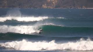 Surfing Ekas Lombok indonesia Outside Reef barrelling wave [upl. by Idnac]