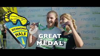 Richmond Half Marathon Video 2023 [upl. by Aisat]