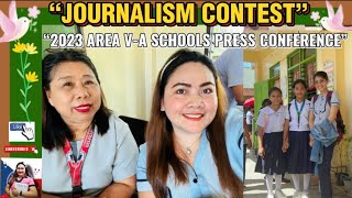 2023 AREA VA SCHOOLS PRESS CONFERENCE  JOURNALISM CONTEST  FILIPINO ACADEMY OFFICIAL [upl. by Eilyab]