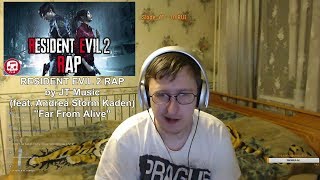 Реакция на RESIDENT EVIL 2 RAP by JT Music feat Andrea Storm Kaden  quotFar From Alivequot [upl. by Anaer]