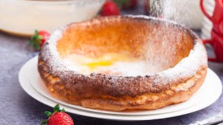 Dutch Baby Pancake  German Pancake Recipe [upl. by Behn]