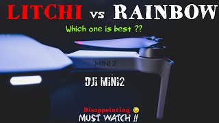 LITCHI vs Rainbow app  DJI MINI2  Mavic mini  Which one is best for you 15meters dronehacks [upl. by Coletta877]