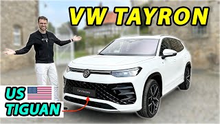 This is the new 7seater Tiguan 😮 Firstever VW Tayron Premiere REVIEW [upl. by Ahcim]