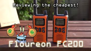 Floureon FC200 PMR446 Radio Review  Reviewing the Cheapest 16 Channel Radios we found on eBay [upl. by Noni34]