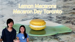 Simple Lemon French Macaron Recipe  Macaron Day Toronto [upl. by Rofotsirk61]