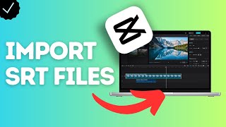 How to import SRT files to videos in CapCut [upl. by Ardnasella]