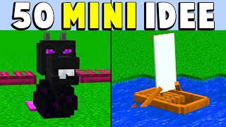 50 MINI COSTRUZIONI DI MINECRAFT [upl. by Peria]