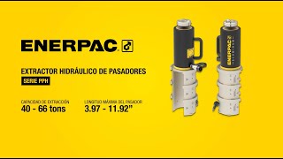 Extractor hidráulico de pasadores serie PPH  Enerpac [upl. by Gallagher]