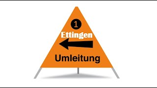 Ettingen Umleitung Grosse [upl. by Maletta]