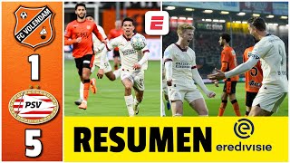 PSV de CHUCKY LOZANO fue una aplanadora ganó 15 al Volendam y es más líder que nunca  Eredivisie [upl. by Young]