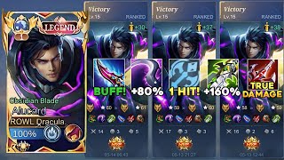 ALUCARD BEST FULL DAMAGE BUILD TO CARRY YOUR TEAM IN RANK  MLBB [upl. by Acirretahs]