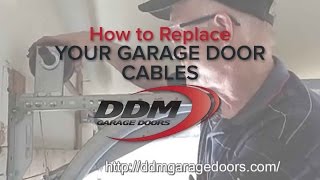 How to Replace Your Garage Door Cables [upl. by Atener197]