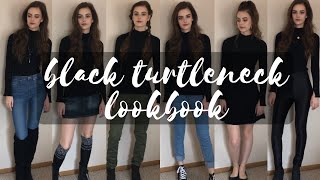 Black Turtleneck Lookbook [upl. by Ananna]