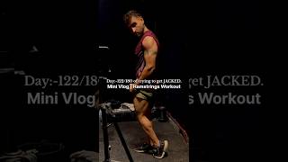 Hamstrings Workout 🔥 transformationday motivation foodvideo vlog [upl. by Gaston718]