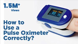 How To Use A Pulse Oximeter Correctly  Medicover Hospitals [upl. by Ogilvie243]