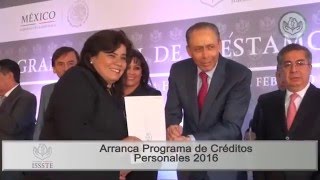 Iniciamos el programa de Préstamos Personales 2016 [upl. by Darryl]