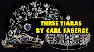 Three of Carl Fabergés rarest tiaras with quotdiamond lightsquot which one is more beautiful [upl. by Nosittam]